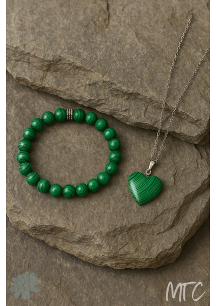 Malahit (Malachite) Doğal Taş Bileklik & Kolye fiyatları