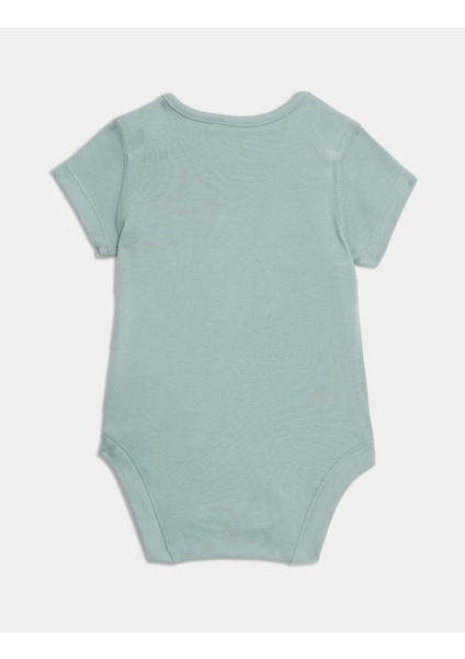 5'li Saf Pamuklu Bodysuit (0-3 Yaş) modelleri