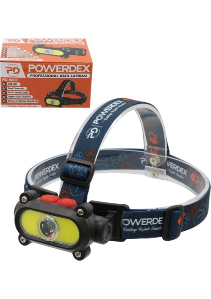 Powerdex PD-8872 Kafa Lambası (Yağmur Suyu Geçirmez)