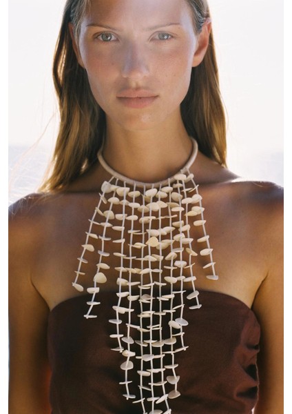 Çoklu Deniz Kabuğu Ip Kolye modelleri