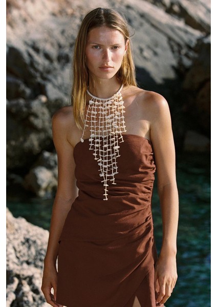 Çoklu Deniz Kabuğu Ip Kolye fırsatları