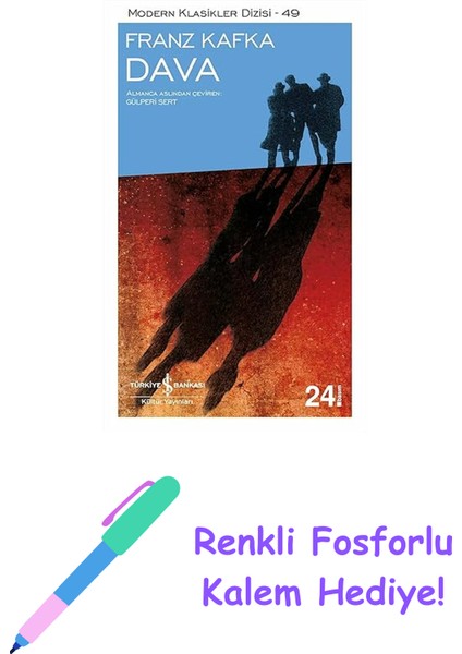 Dava: Modern Klasikler Serisi + Renkli Fosforlu Kalem