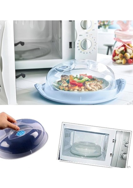 Mikrodalga Fırın Yemek Isıtma Koruma Kapağı Isıya Dayanıklı Sıçratmaz Koku Yapmaz Kapak fırsatları