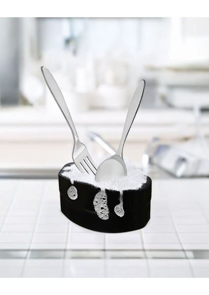 Pratik Mutfak Gereci, Hijyenik Vantuzlu Çatal Kaşık Bıçak Yıkama Fırçası (Çift Fırçalı) modelleri