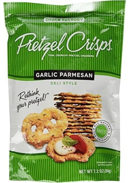 Snack Factory Pretzel Crisps Garlıc Parmesan Delı Style Cips 204 gr