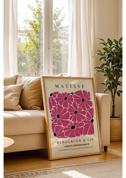 Henri Matisse Berggruen Cie Paris 1953 Çerçeveli Tablo - Eklektik Tarz Duvar Dekoru fiyatları