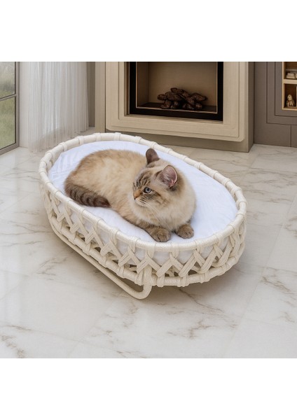 Kedi ve Köpek Yatağı Dekoratif Tasarımıyla Şık ve Sağlam