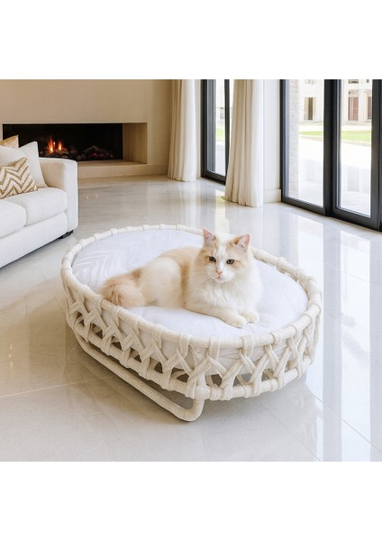 Kedi ve Köpek Yatağı Dekoratif Tasarımıyla Şık ve Sağlam