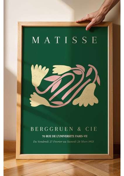 Henri Matisse Berggruen Cie Paris 1953 Çerçeveli Tablo - Eklektik Tarz Duvar Dekoru fiyatları
