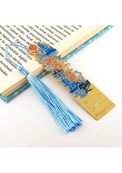 Claude Monet Izlenim: Gün Doğumu Sanatsal Metal Kitap Ayracı AY060