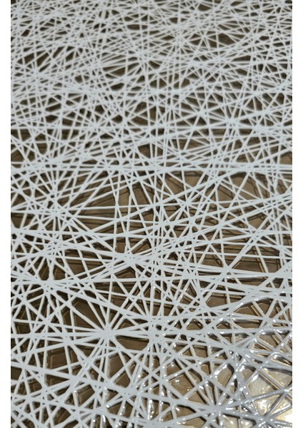 Dekoratif Şık Pvc 3’lü Sehpa Örtüsü Seti Çeyizlik Salon ve Oturma Odası Için Modern Tasarım Takım Silinebilir fırsatları