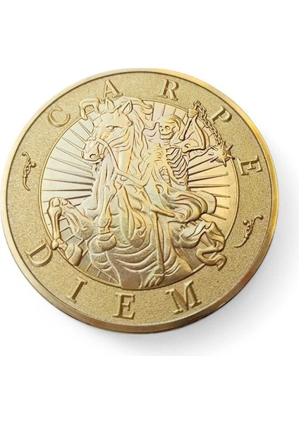 Memento Mori Rönesans Ölümü Hatırla Stoa Coin Metal Hatıra Parası CP012 fiyatları