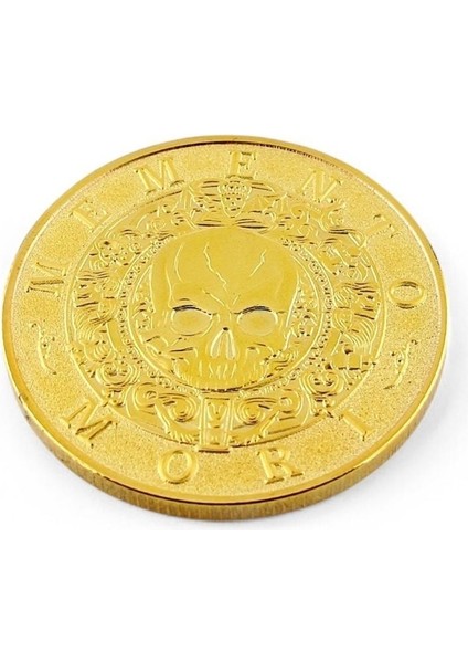 Memento Mori Rönesans Ölümü Hatırla Stoa Coin Metal Hatıra Parası CP012 fırsatları