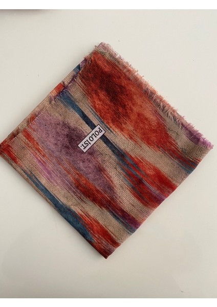 Boyalı Desen Tülbent Yazma