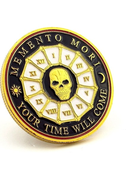 Memento Mori Hayatı ve Ölümü Hatırla Stoa Coin Metal Hatıra Parası CP045 fiyatları