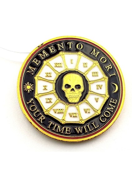 Memento Mori Hayatı ve Ölümü Hatırla Stoa Coin Metal Hatıra Parası CP045 fırsatları