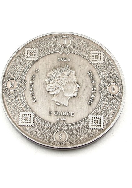 Ygg Drasil Hayat Ağacı Ayın ve Güneşin Evreleri Coin Metal Hatıra Parası CP046 fırsatları