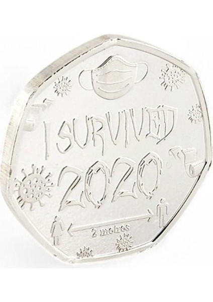 Pandemi 2020 Covid-19 Corona Hayatta Kalma Surive Anı Hatıra Şans Parası CP020 fiyatları