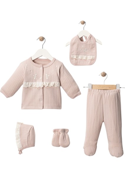 Fistolu Nakışlı 5'li Zibin Seti