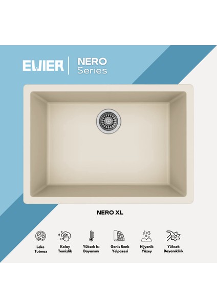 Granit Evye Nero Xl Series Beıge I Bej (Krem) I (61X45.5) fiyatları