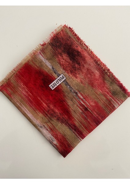 Boyalı Desen Tülbent Yazma