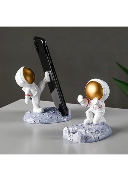 Dekoratif Sevimli Astronot Telefon Tutucu Tablet Standı Telefon Standı 1 Adet indirimleri