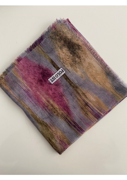 Boyalı Desen Tülbent Yazma