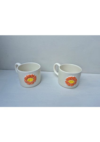 Kilidasanat-Çiçek Motifli Kabartmalı Kupalar fırsatları