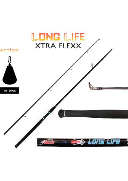 Long Life Xtra Flexx 270CM Spin Olta Kamışı 10-30G