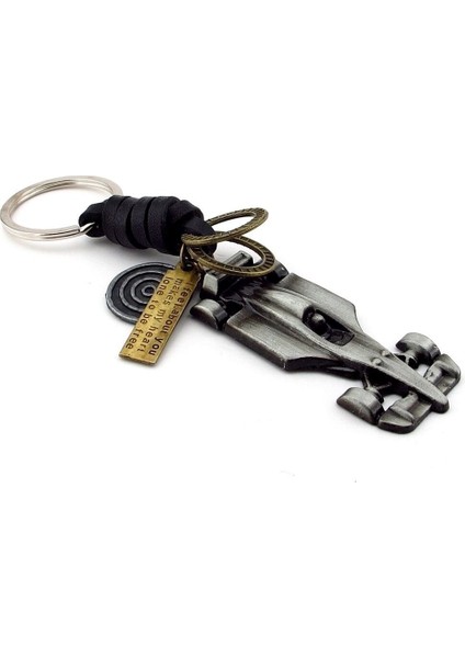 Formula 1 F1 Yarış Arabası Hız Tutkunu Deri Metal Anhatarlık KC341