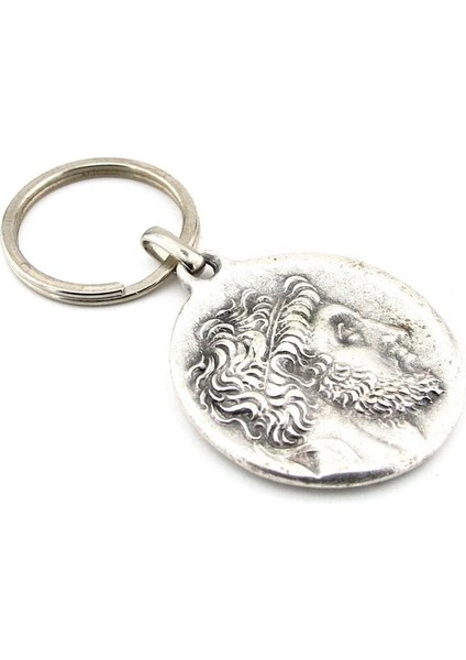 Macedonia Kralı Philip V Sikke Antik Metal Anahtarlık KC225