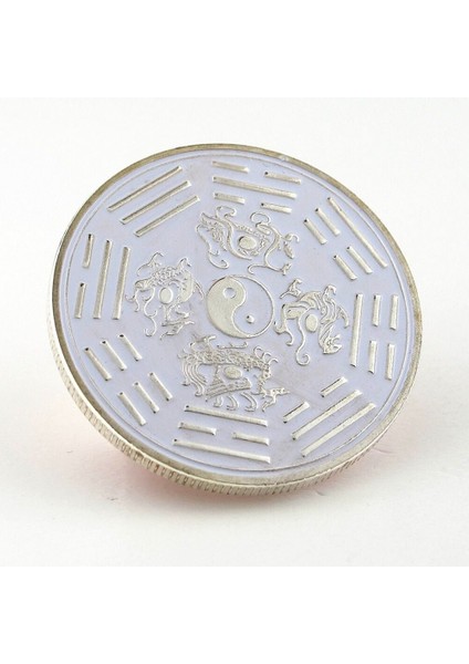 Kırmızı Beyaz Ying Yang Gül Çiçek Hatıra Koleksiyon Metal Şans Hatıra Parası CP026 fiyatları