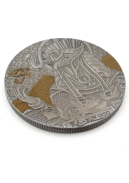 Horus Antik Mısır Her Şeyi Gören Göz Mitoloji Koleksiyon Metal Para CP066 modelleri