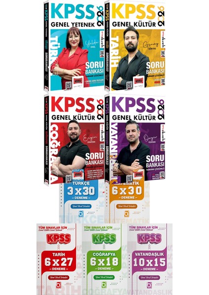 2026 Kpss Türkçe Tarih Coğrafya Vatandaşlık Çözümlü Soru - 5 Ders 31 Deneme