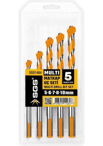 Multı Matkap Ucu Seti 5-6-7-8-10 fiyatları