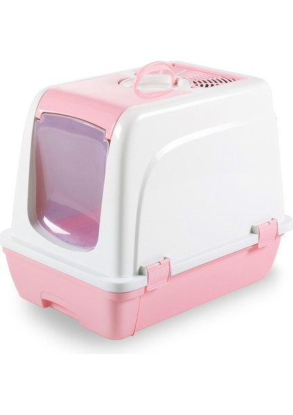 Orta Boy Çekmeceli Kapalı Kedi Tuvaleti Kürek Hediyeli 47 x 39,5 x 55CM fiyatları