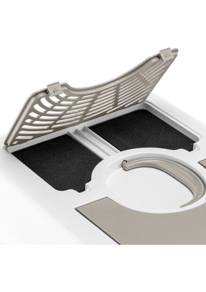 Orta Boy Çekmeceli Kapalı Kedi Tuvaleti Kürek Hediyeli 47 x 39,5 x 55CM