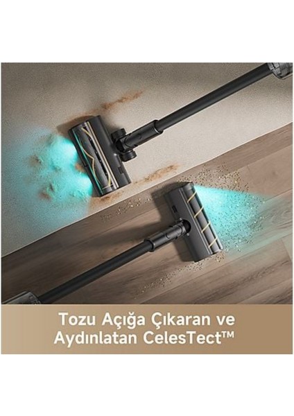 Z30 Kablosuz Dikey Süpürge Siyah