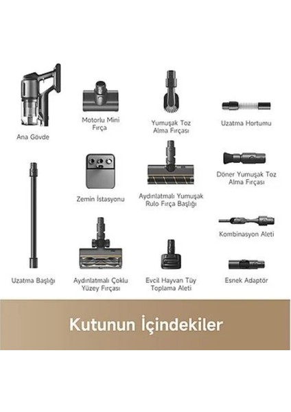 Z30 Kablosuz Dikey Süpürge Siyah