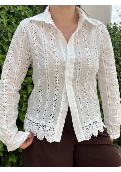 Fisto Işleme Detaylı Tasarım Gömlek