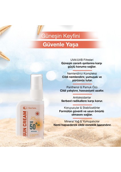 Tüm Cilt Tiplerine Uygun Yüksek Uv Korumalı Leke Önleyici Spf 50 Güneş Kremi 50 ml modelleri