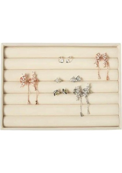 Şık 6 Lı Çekmece Içi Takı Set ( Krem Renk ) fiyatları