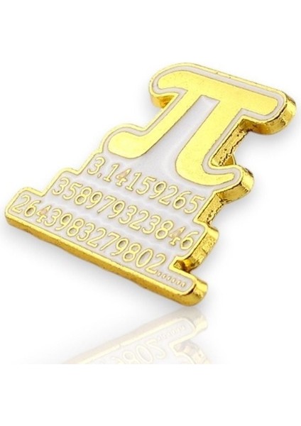 Matematik Pi Sayısı Sembol 3.141592 Metal Çanta Süsü Rozet RZ316 fiyatları