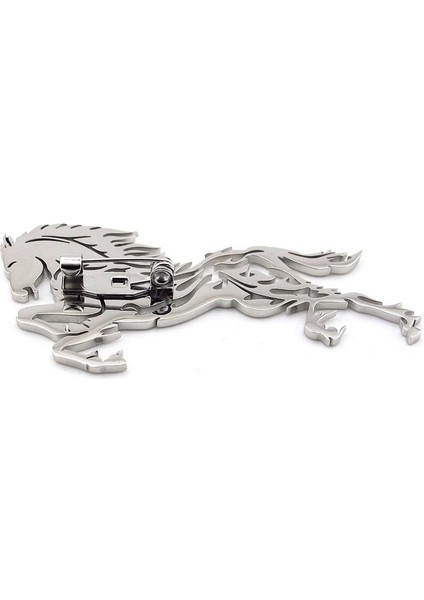 Koşan At Rüzgar Yele Paslanmaz Çelik Broş Rozet Yaka Süsü RZ296 fırsatları