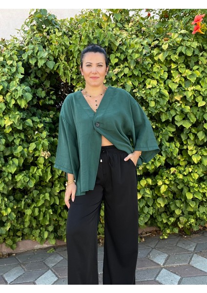 Siyah Mevsimlik Beli Lastikli Palazzo Pantolon fiyatları