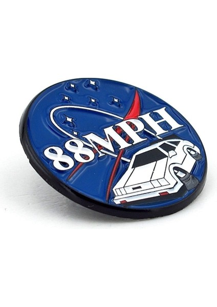 Geleceğe Dönüş Delorean 88 Mph Zaman Yolcusu Coffee Araba Metal Rozet RX007 fiyatları