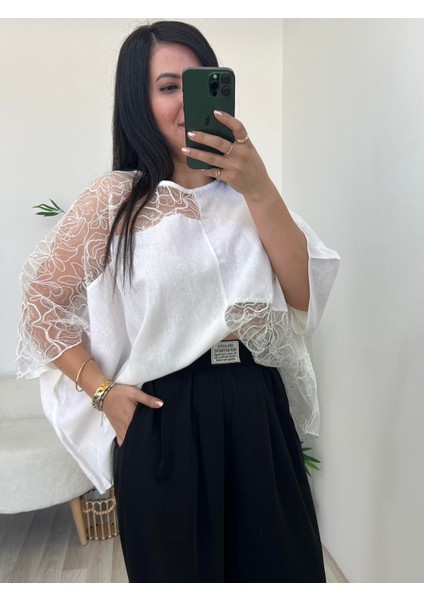 Siyah Cepli Beli Lastikli Bol Paça Pantolon fırsatları