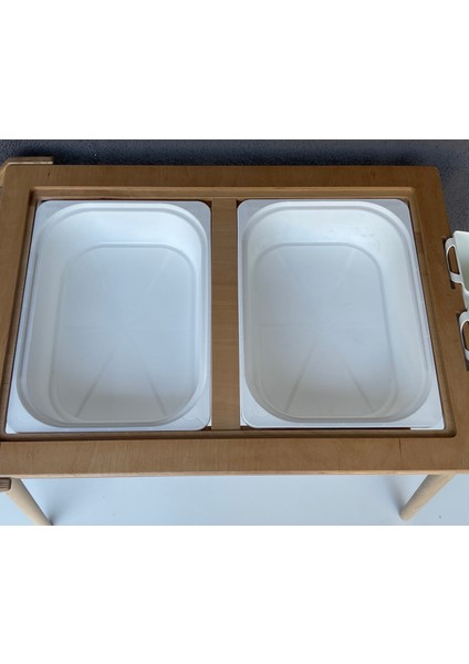 Çocuk Aktivite Masası, Kum Ve Su Etkinlikleri Masası -kutu Ve Tren Hediyeli 2 Sandalyeli - Ms116 indirimleri