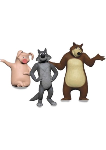 Nessiworld MHA20000 Maşa ve Koca Ayı Tekli Figür modelleri