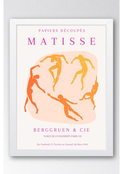 Henri Matisse The Dance Çerçeveli Tablo - Kağıt Kesme Sanatı - Eklektik Tarz Duvar Dekoru fiyatları